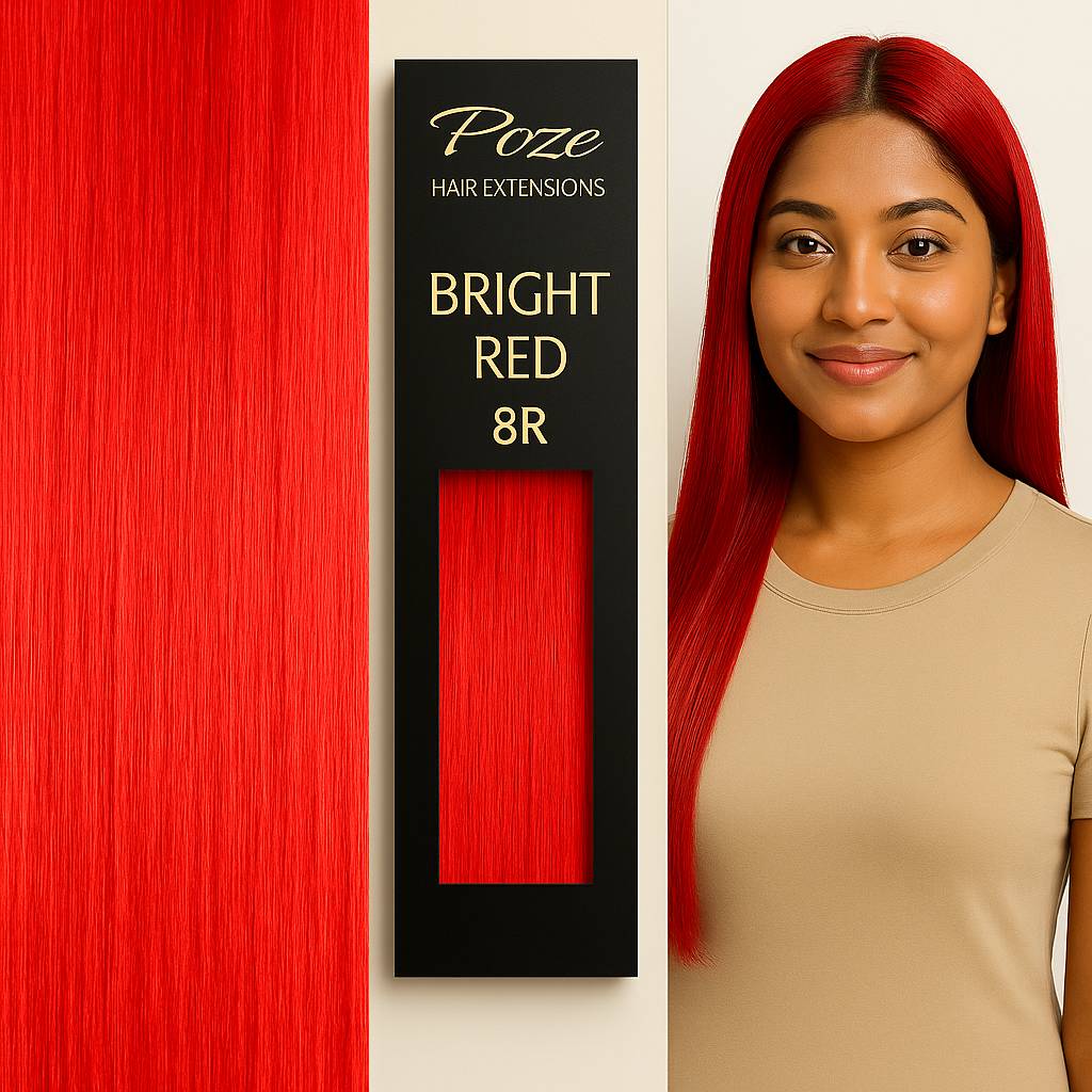 Hair Weft Standard - 8R Bright Red